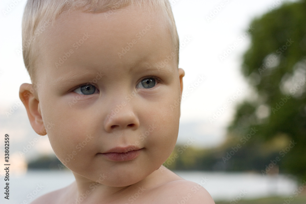 Child on beach Child on beach