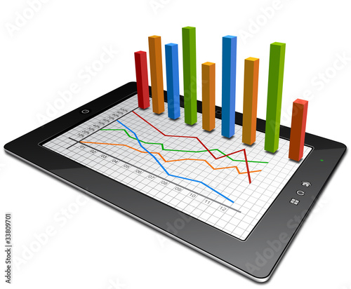 tablet bar graph