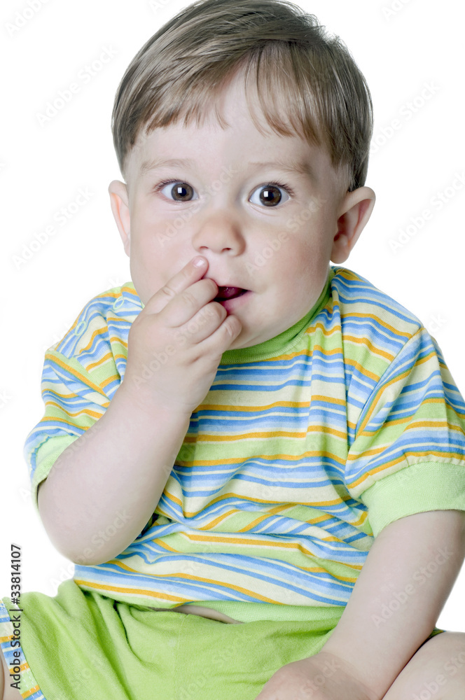 little boy in green striped clothes little boy in green striped clothes