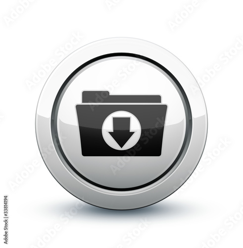 icône dossier téléchargement