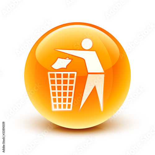 icône recyclage / recycling icon