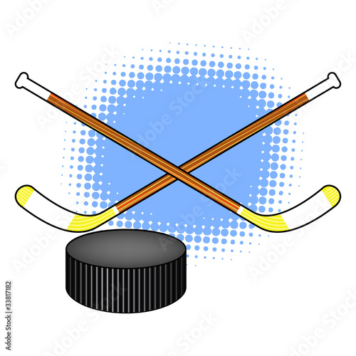 Ice hockey background.