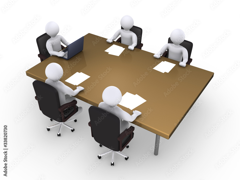 Typical business meeting Typical business meeting