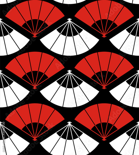 Japan fan abstract background