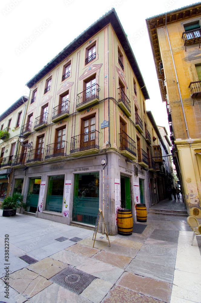 Naklejka premium Plaza Nueva - Albaicin - Granada - Analusien - Spanien