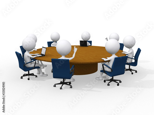 Slika na platnu Concept of business meeting