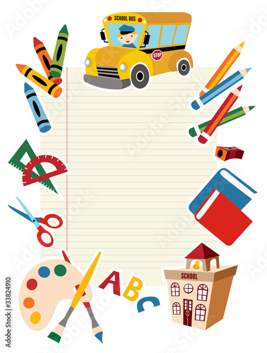Back to school tools and supplies.