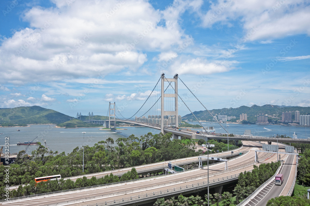 Fototapeta premium Tsing ma bridge