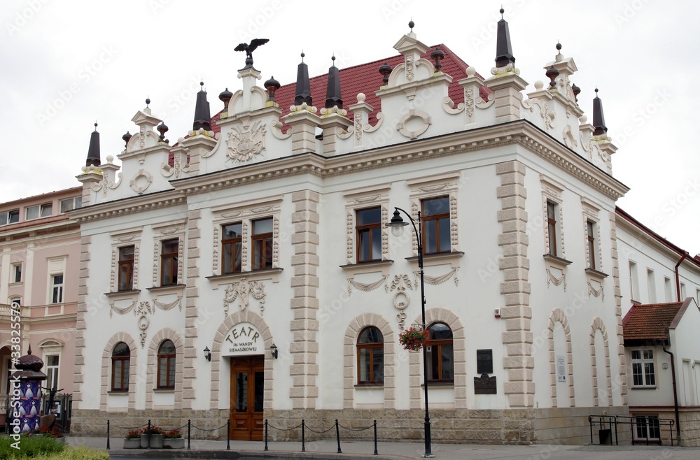 Obraz premium ancient building of theatre in Rzeszow