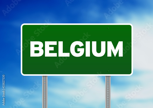Belgium Highway  Sign