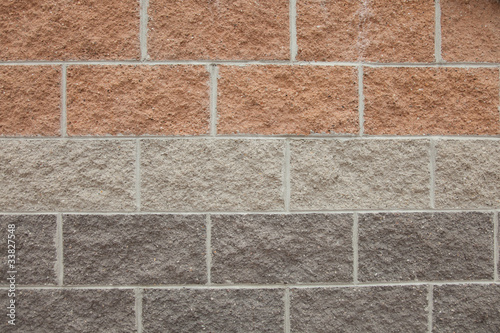 Modern brick wall