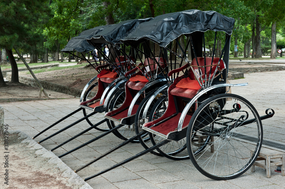 Fototapeta premium Rickshaws