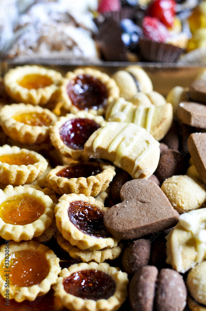 tray of assorted pastries tray of assorted pastries