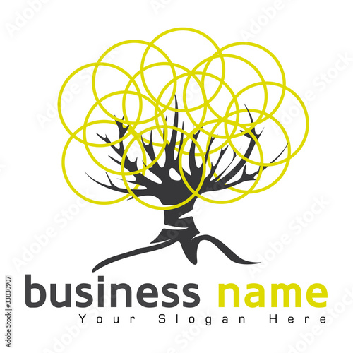 logo arbre et cercles