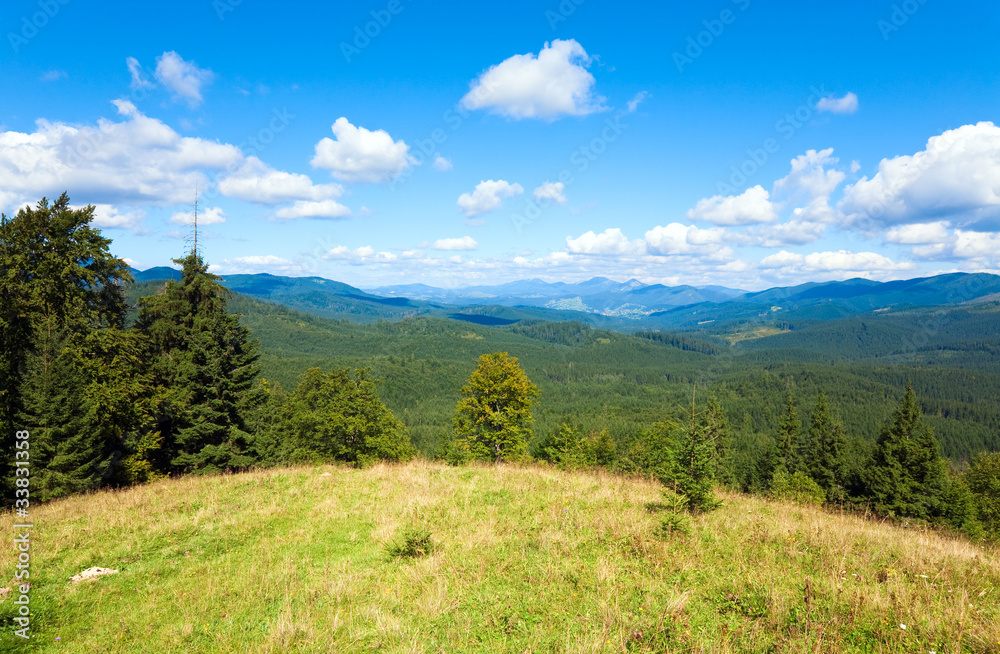 Summer mountain view Summer mountain view