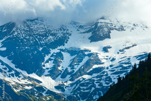 Alps summer view