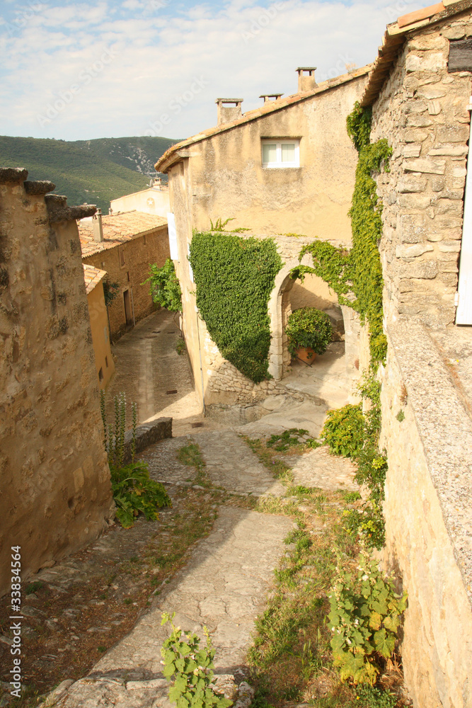 steepest street in the picturesque provencal village