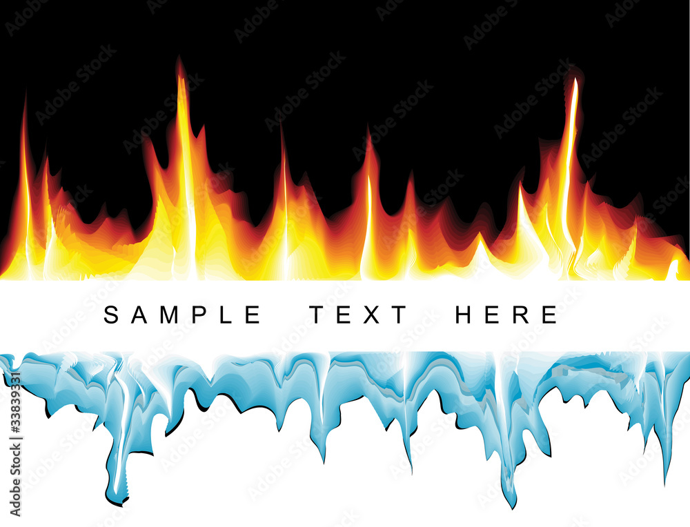 hot and cold background