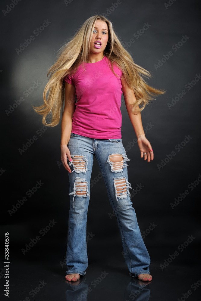 Young woman dancing Young woman dancing
