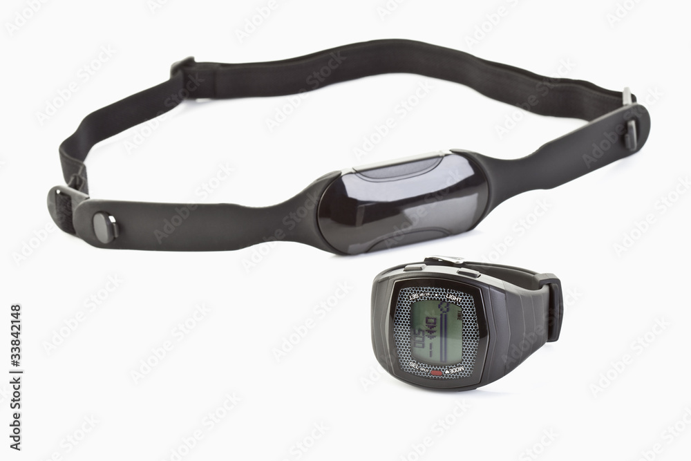 Fototapeta premium Herzfrequenz-Mess-Uhr