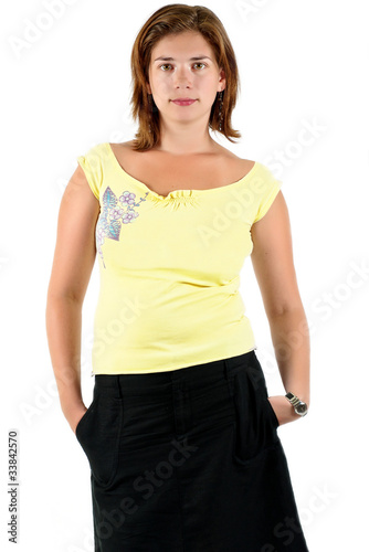 Young woman smiling