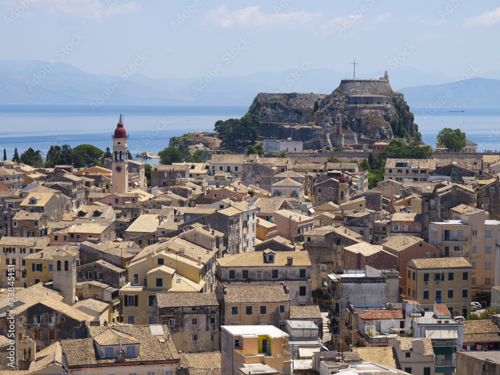 fortification in Corfu - obrazy, fototapety, plakaty 