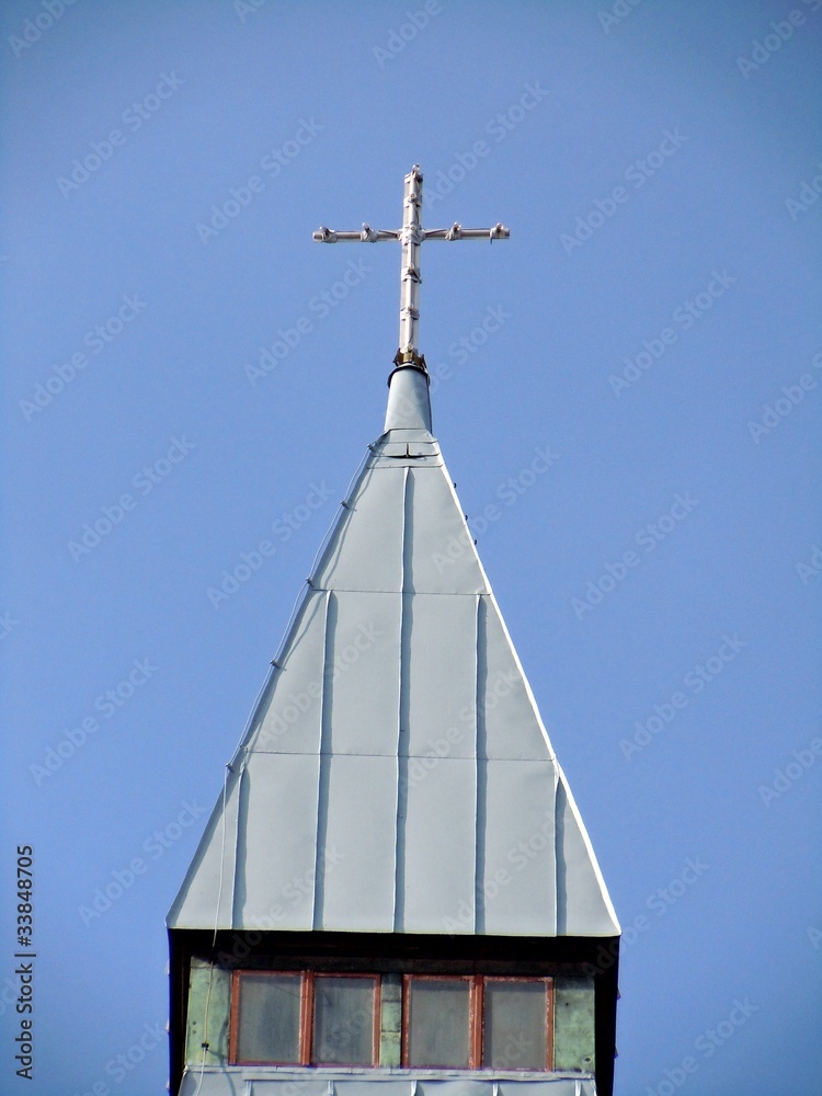 Tower of lutheran church in Riga, Latvia Tower of lutheran church in Riga, Latvia