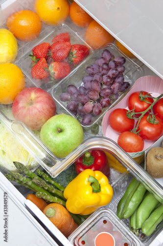 冷蔵庫内の野菜果物室