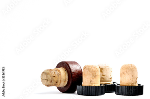 Four corks