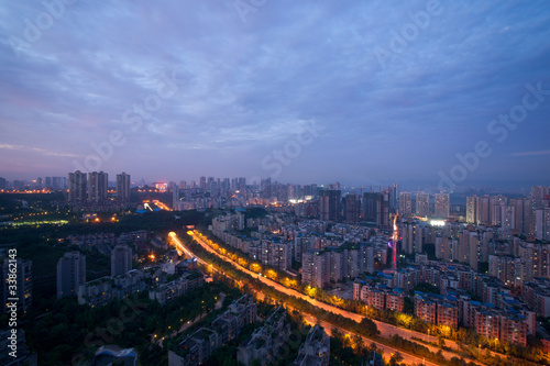City night scene