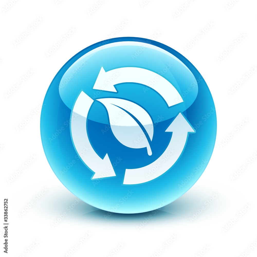 icône recyclage / recycling icon icône recyclage / recycling icon