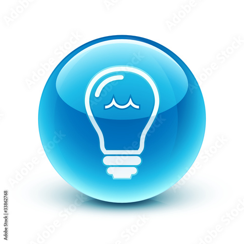 icône ampoule idée/ light bulb icon