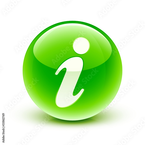 Obraz na płótnie icône information / information icon w salonie