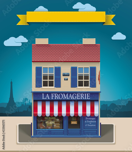 Vector cheese shop XXL icon