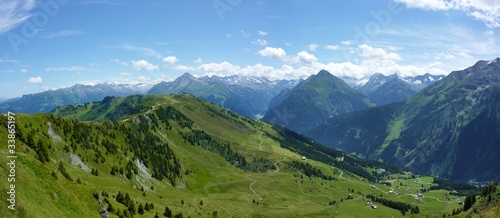Panoramabild der Alpen