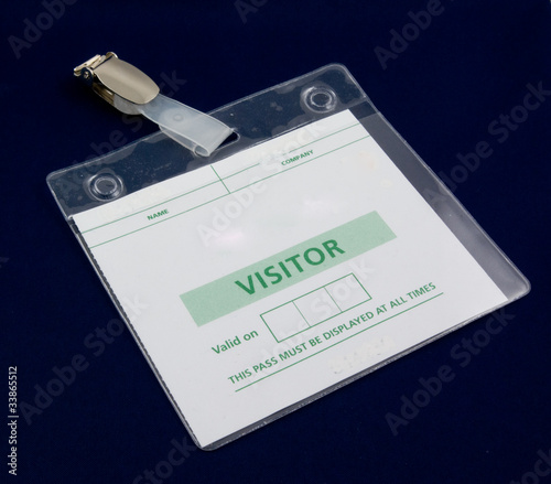 visitor badge