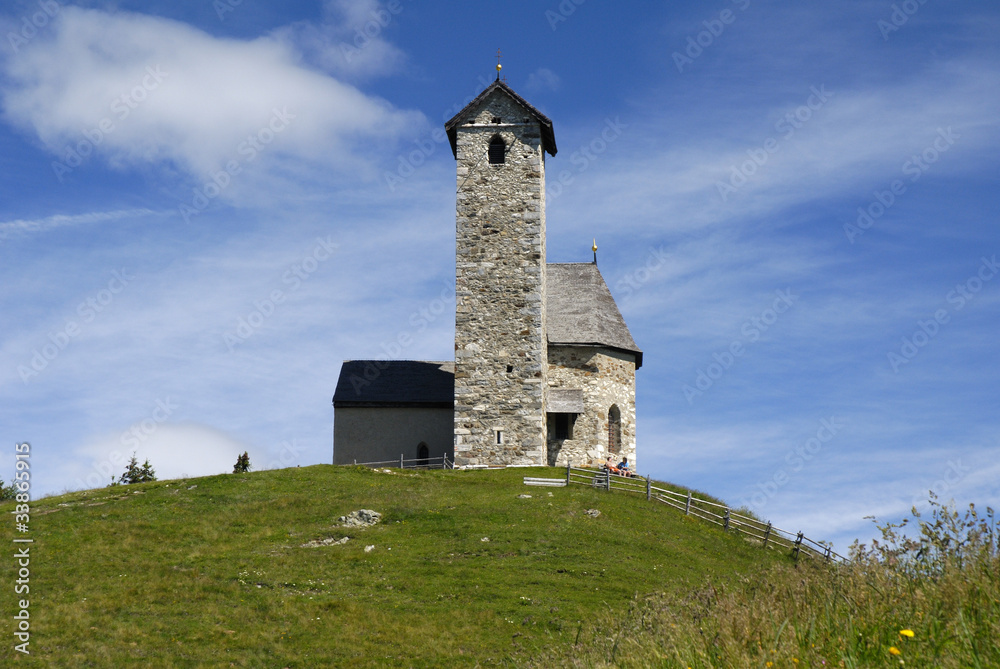 Kirche am Vigiljoch in Südtirol