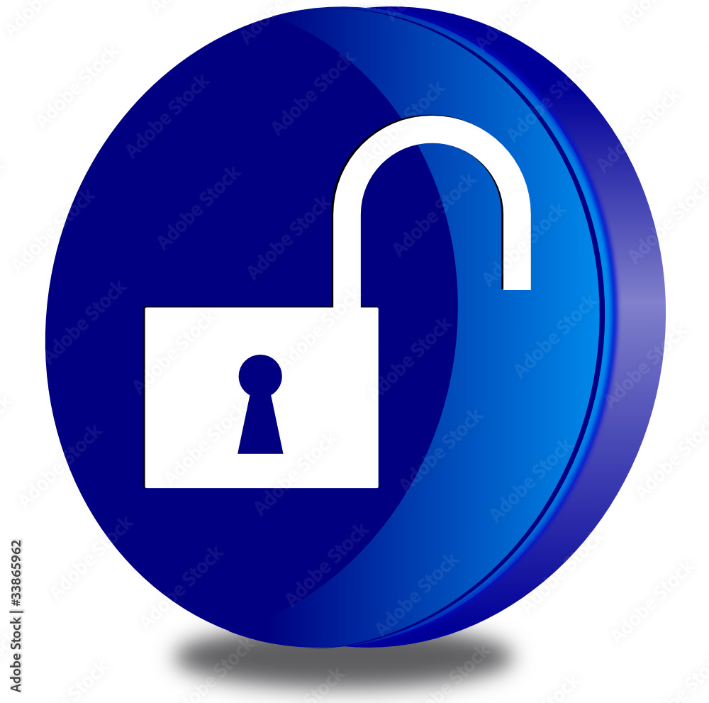 Unlock glossy icon Unlock glossy icon