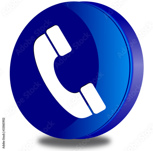 Phone glossy icon