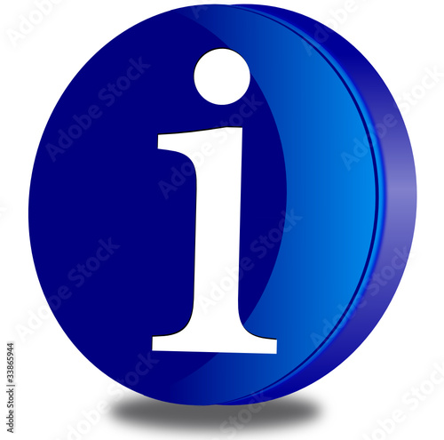 Info glossy icon