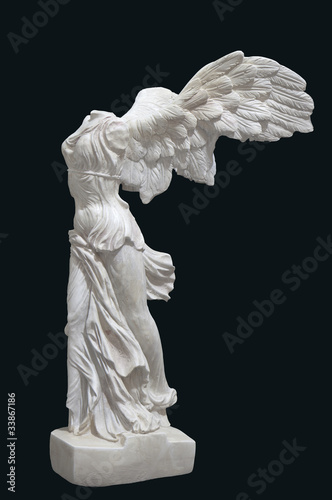 Greek classical statue of 'Nike' from Samothrace