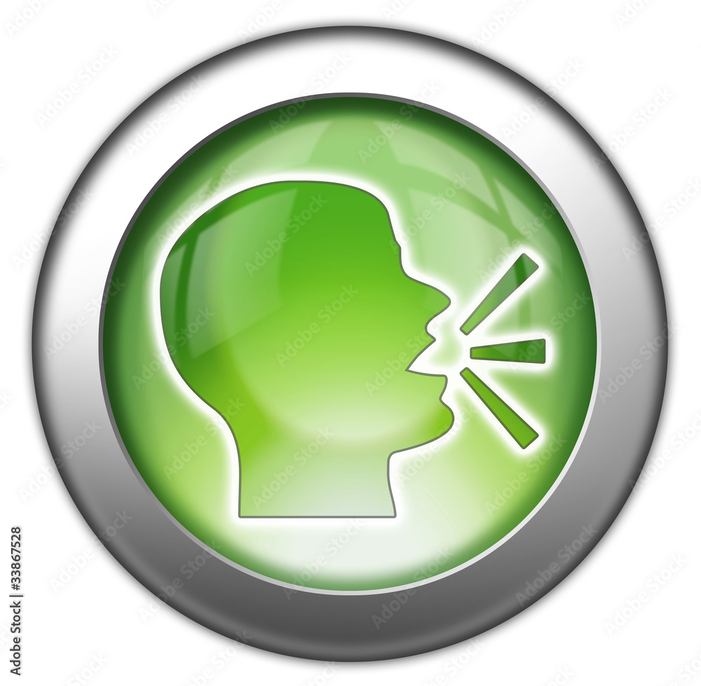 Green glossy 3D effect button Green glossy 3D effect button