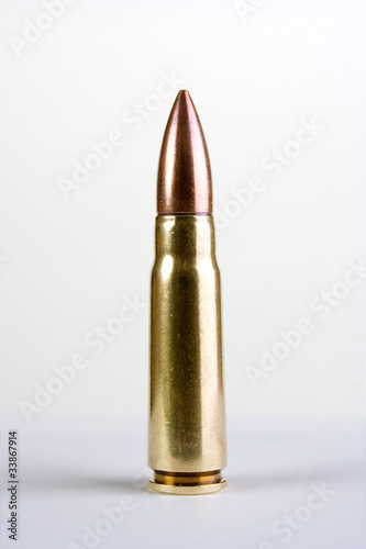 Full metal jacket from ak-47 automatic rifle