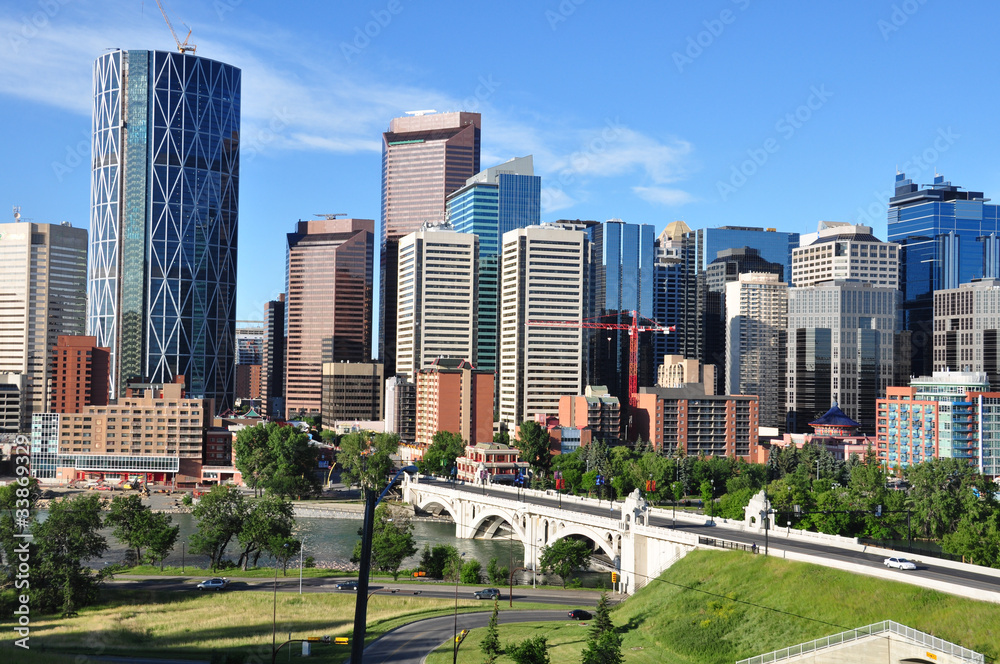 Obraz premium Calgary Skyline