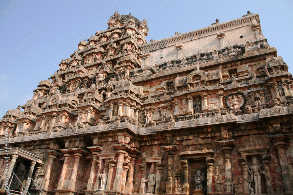 インド、ダーラースラムの世界遺産　アイラーヴァテシュワラ寺院
