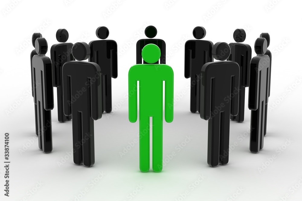 Teamwork. White background, 3d render Teamwork. White background, 3d render
