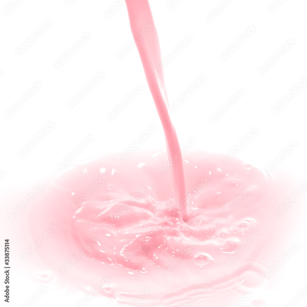 strawberry milk splash