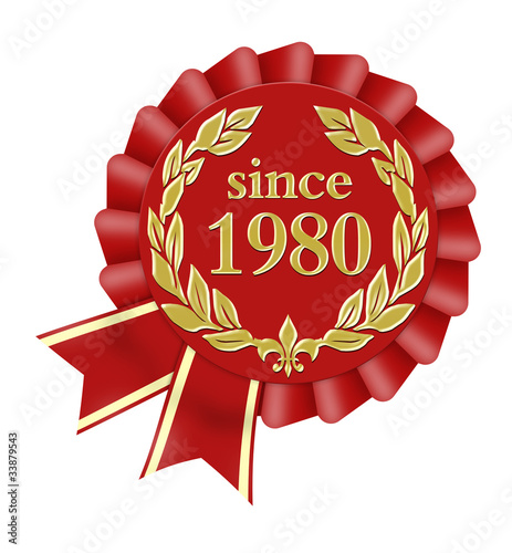 since 1980 button seal medal