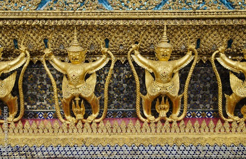 Photography grand palace temple detail bangkok thailand