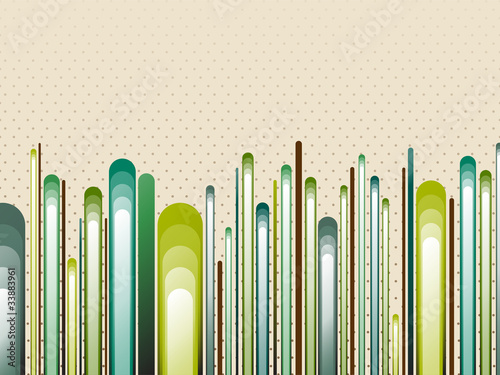 Nature Style Striped Green Background